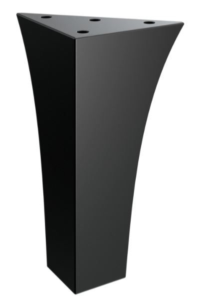 RMP Nábytková nožička Erebos 15 cm čierna NOHA033/15