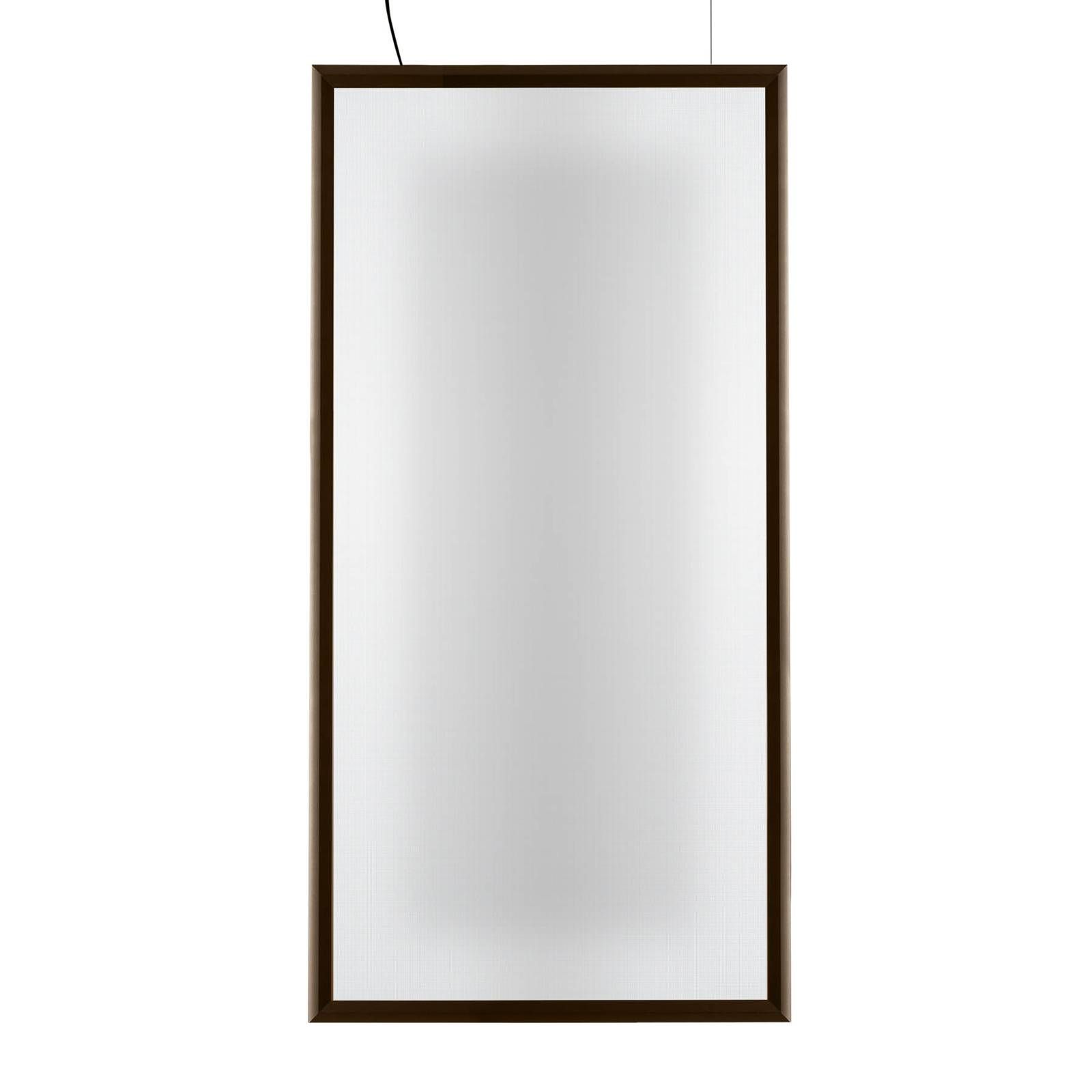 Artemide Discovery Rectangular APP bronz CCT, Obývacia izba / jedáleň, technopolymér, hliník, 62W, P: 73.5 cm, L: 1.7 cm, K: 147cm