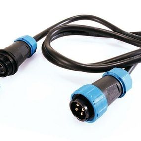 Light Impressions Deko-Light Weipu HQ 12/24/48V spojovací kabel 4-pólový kabelový systém1000 mm 940045