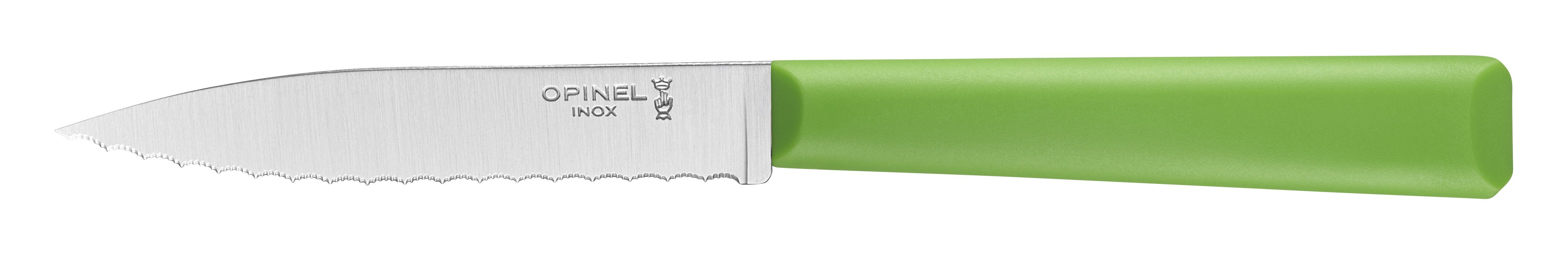 Opinel Zúbkovaný nôž Essentiels N°313, 10 cm, zelený 2354