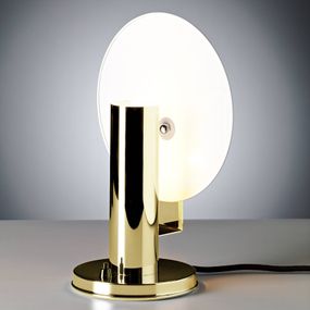 TECNOLUMEN De Stijl stolná lampa mosadz, Obývacia izba / jedáleň, Kov, E14, 60W, K: 32cm