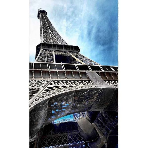 MS-2-0026 Vliesová obrazová fototapeta Eiffel Tower, veľkosť 150 x 250 cm