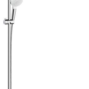 Hansgrohe Crometta - Sprchová súprava 100, EcoSmart 9 l/min, sprchová tyč 900 mm, biela/chróm 26539400