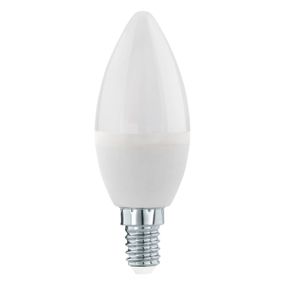 EGLO 110124 LED žiarovka E14 C37 sviečka 7,5W/60W 806lm 3000K biela DIM stmievateľná