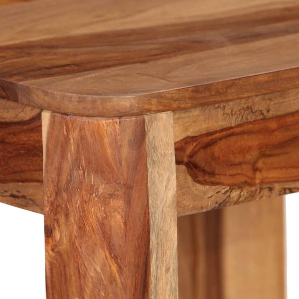 Barový stôl 120x110x80 Indický masív palisander - Natural