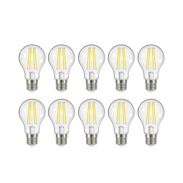 Arcchio LED žiarovka filament E27 3, 8W 830 806lm sada 10ks, sklo, E27, 3.8W, Energialuokka: A, P: 10.5 cm
