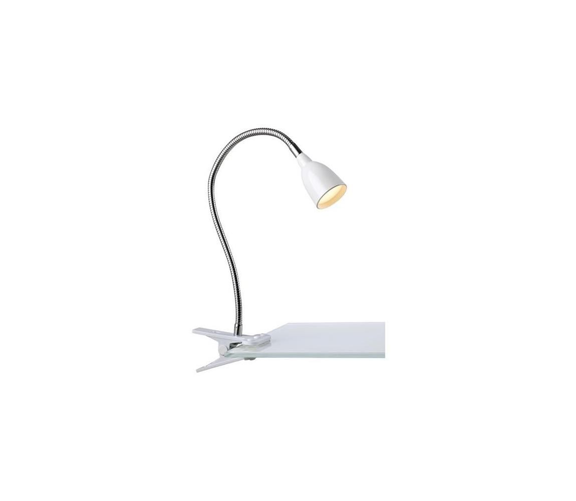 Markslöjd 106091 - LED Stolná lampa s klipom TULIP LED/3W/230V biela