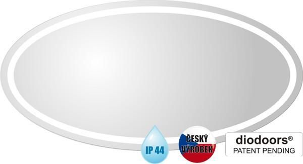 HOPA - Zrkadlo s LED osvetlením BEČVA - Rozmer A - 120 cm, Rozmer B - 3 cm, Rozmer C - 60 cm ZRBECV6012