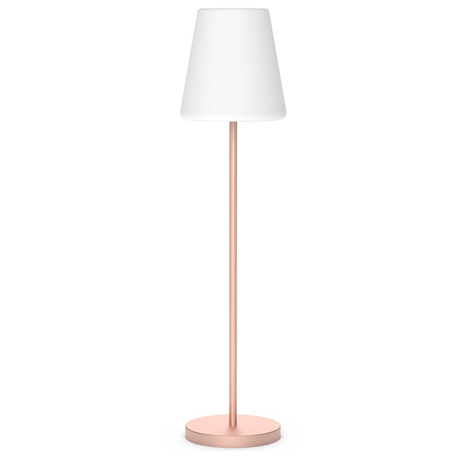 Newgarden Lola Slim 180 stojaca lampa ružové zlato, železo, polyetylén, 6.5W, K: 177.1cm