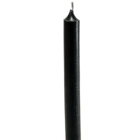 Vysoká sviečka čierna,  19,5 cm
