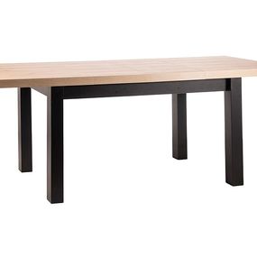 PROVAL jedálenský stôl, dub Artisan / čierna