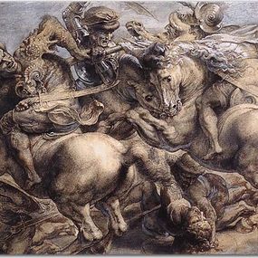 Obrazy Leonardo da Vinci - Battle of Anghiari  zs10183