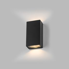 LED2 5100434 BLOK nástenné hranaté exteriérové svietidlo 90mmx55mmx160mm 2x3W/400lm 3000K IP54 antracit