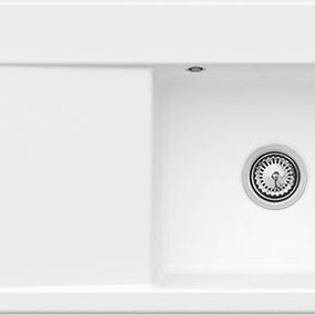 VILLEROY & BOCH VILLEROY & BOCH - Keramický drez Subway Style 50 Stone white nástavný 900 x 510 bez excentru 335101RW