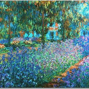 Irises in Monet's Garden 03 Reprodukcia Claude Monet zs17727