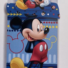 Obliecky Disney Mickey modrý 140x200cm+90x70cm Setino