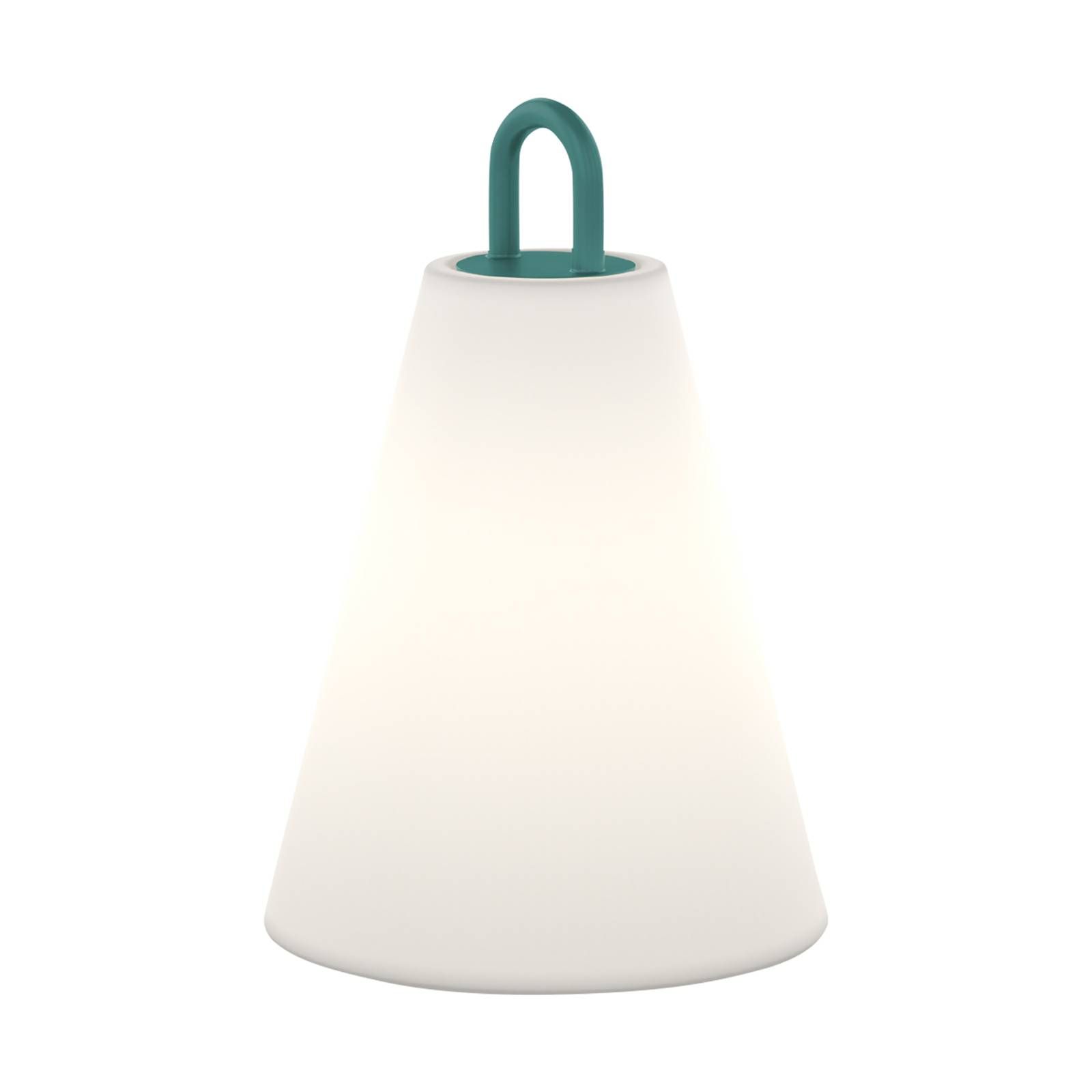 Wever & Ducré Lighting WEVER DUCRÉ Costa 1.0 dekoračná LED opál/modrá, polyetylén, 2.5W, K: 35cm