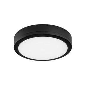 LED2 - LED Vonkajšie stropné svietidlo so senzorom KERY LED/18W/230V IP65 čierna