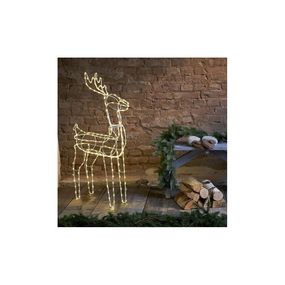 Eglo 411448 - LED Vonkajšia vianočná dekorácia TUBY DEER 220xLED/0,06W/6/230V IP44