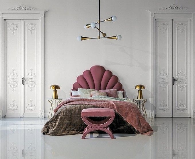 Estila Luxusná glamour spálňová zostava Pink dreams v art deco štýle