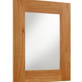 Estila Masívne nástenné hranaté zrkadlo MADHU s rámom z dreva mindi 100cm
