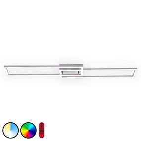 LOLA Smart Stropné LED svetlo LOLAsmart Maxi, 110 x 25 cm, Obývacia izba / jedáleň, železo, plast, 20W, P: 110 cm, L: 25 cm, K: 7cm