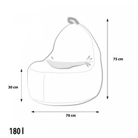 EF4019 Ecopuf Sedací vak Ecopuf - YOKO Modern polyester DG41/NC8