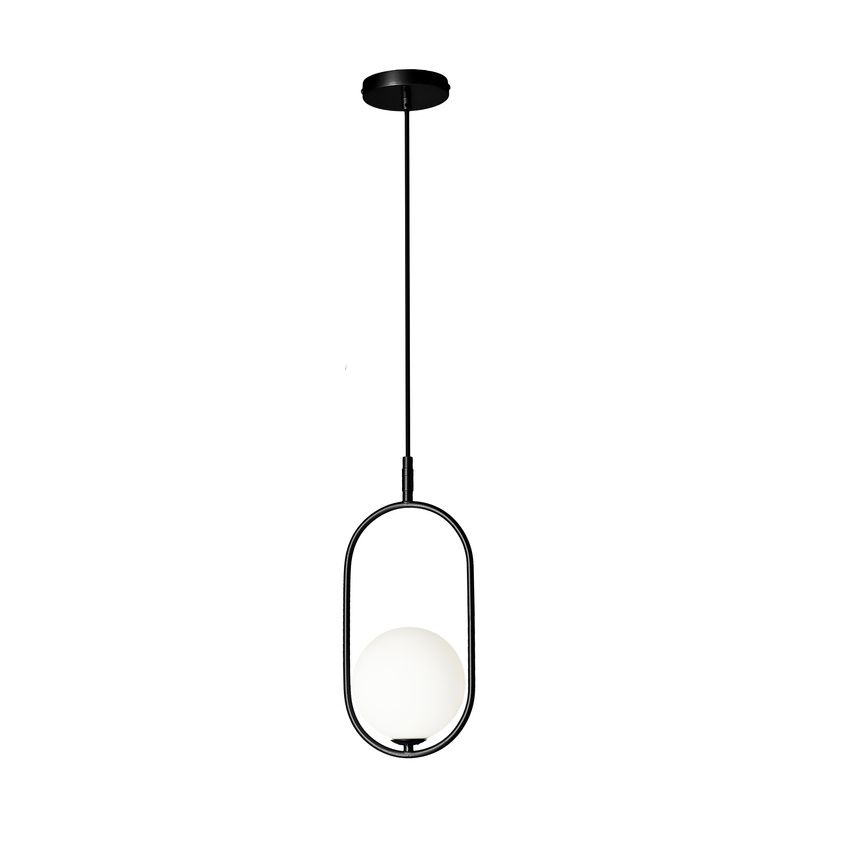 Závesná lampa CORDEL 1xG9 Candellux Čierna