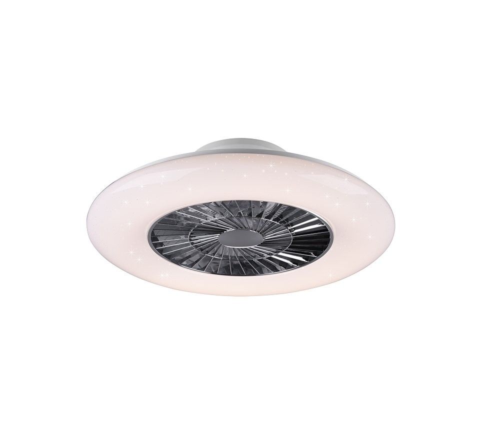 Trio R62402106 LED prisadený luster s ventilátorom Visby 1x40W | 3000-6000K - stmievateľný, s diaľkovým ovládačom