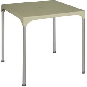 ROJAPLAST Záhradný stôl PRIME, 70 x 70 cm, taupe