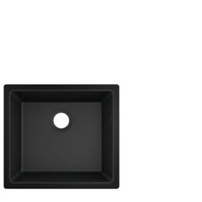 HansGrohe Drezy - Podstavný granitový drez S510-U450, grafitová čierna 43431170