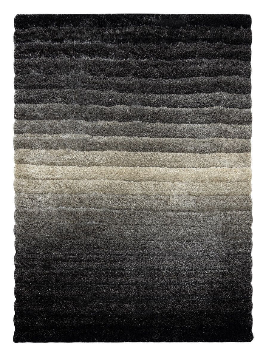 Dywany Łuszczów Kusový koberec Flim 007-B6 Stripes grey - 80x150 cm