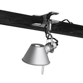 Artemide Upínacia lampa Tolomeo Micro Pinza 3 000K, Obývacia izba / jedáleň, hliník, oceľ, 9W, K: 20cm