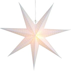 STAR TRADING Závesná svietiaca hviezda Dot White 70 cm