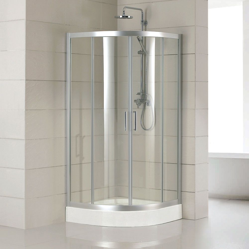 Aquatek - DYNAMIC S4 štvrťkruhový sprchový kút 90 x 90, číre sklo