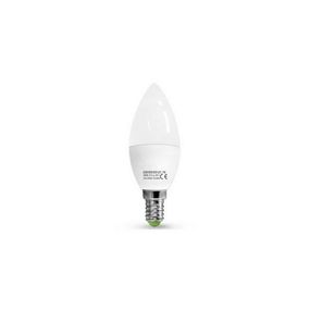 LED Žiarovka ECOLINE C37 E14/7W/230V 4000K -  Brilagi