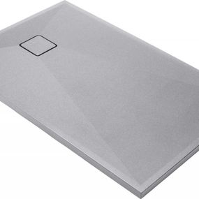 DEANTE - Correo šedá metalic - Granitová sprchová vanička, obdĺžniková, 140x80 cm KQR_S48B
