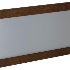 SAPHO - BRAND zrkadlo v drevenom ráme 1300x700mm, morený smrek BA061S
