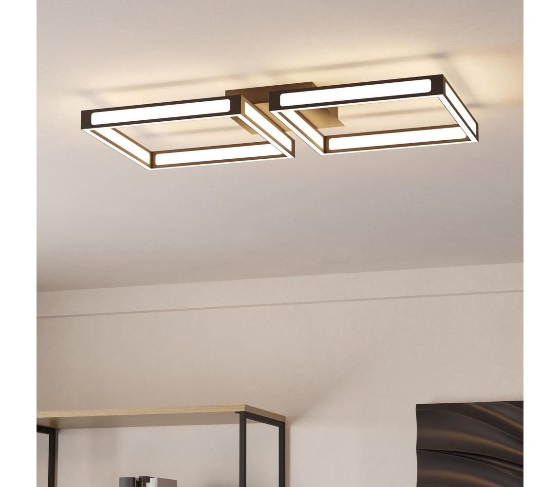 Eglo 99788 - LED Stropné svietidlo ALTAFLOR 2xLED/11,2W/230V čierna