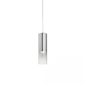 Závěsné svítidlo Ideal Lux Look SP1 small cromo sfumato 194806 GU10 1x28W 6cm kouřové