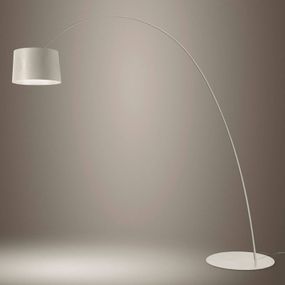 Foscarini Twiggy Elle MyLight stojaca lampa greige, Obývacia izba / jedáleň, sklenené vlákno kompozitný materiál, plast, hliník, 28W, K: 267cm