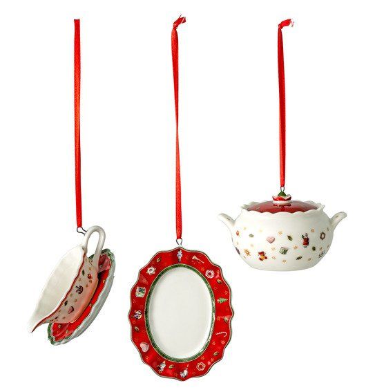 Villeroy & Boch Toy´s Delight Decoration vianočná závesná dekorácia servis IV, 3 ks 14-8659-6666 14-8659-6666