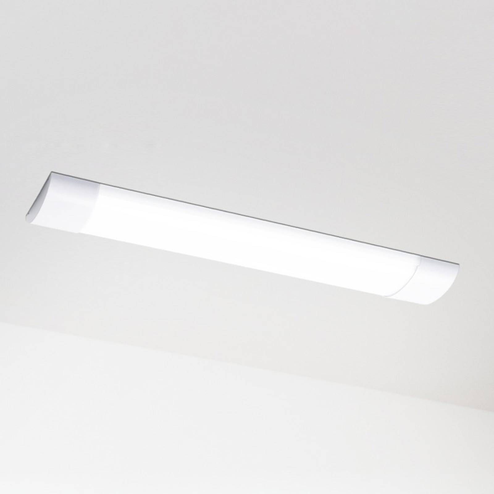 Müller-Licht Stropné LED svietidlo Scala Dim 60 z hliníka, Pracovňa / Kancelária, hliník, plast, 26W, P: 61.3 cm, L: 12 cm, K: 3.1cm