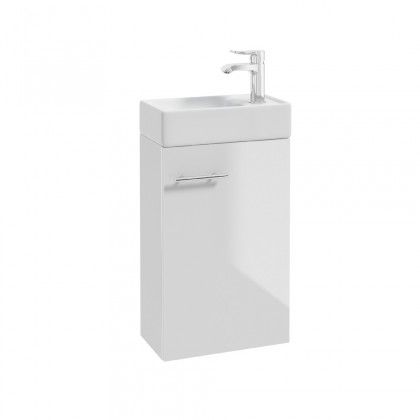 Kúpeľňová skrinka s umývadlom Kick (40x68x22 cm, biela)