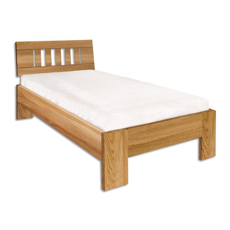Jednolôžková posteľ 80 cm LK 283 (dub) (masív)