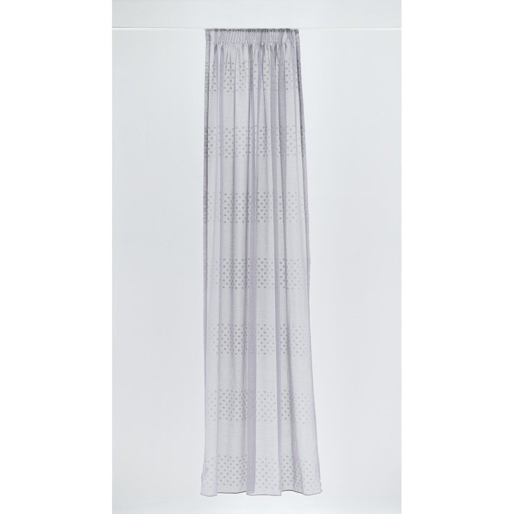 Sivá záclona 140x260 cm Aurea – Mendola Fabrics