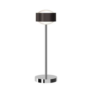 Top Light Puk! 120 Eye LED lampa tmavohnedá šošovka matná, Obývacia izba / jedáleň, hliníkový zinok, látka, sklo, 12W, K: 37cm