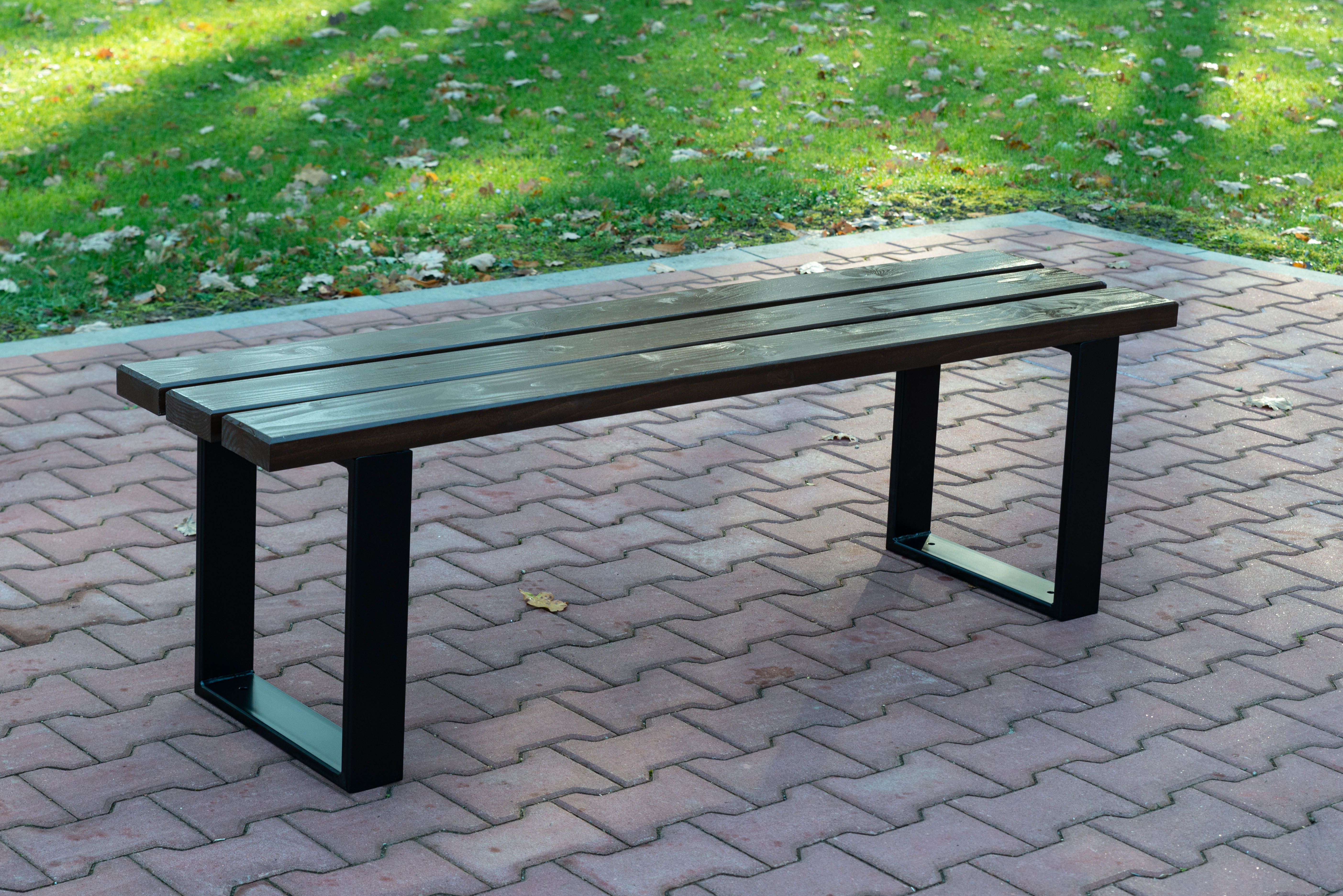 NaK Parková lavička bez operadla 180 cm W159