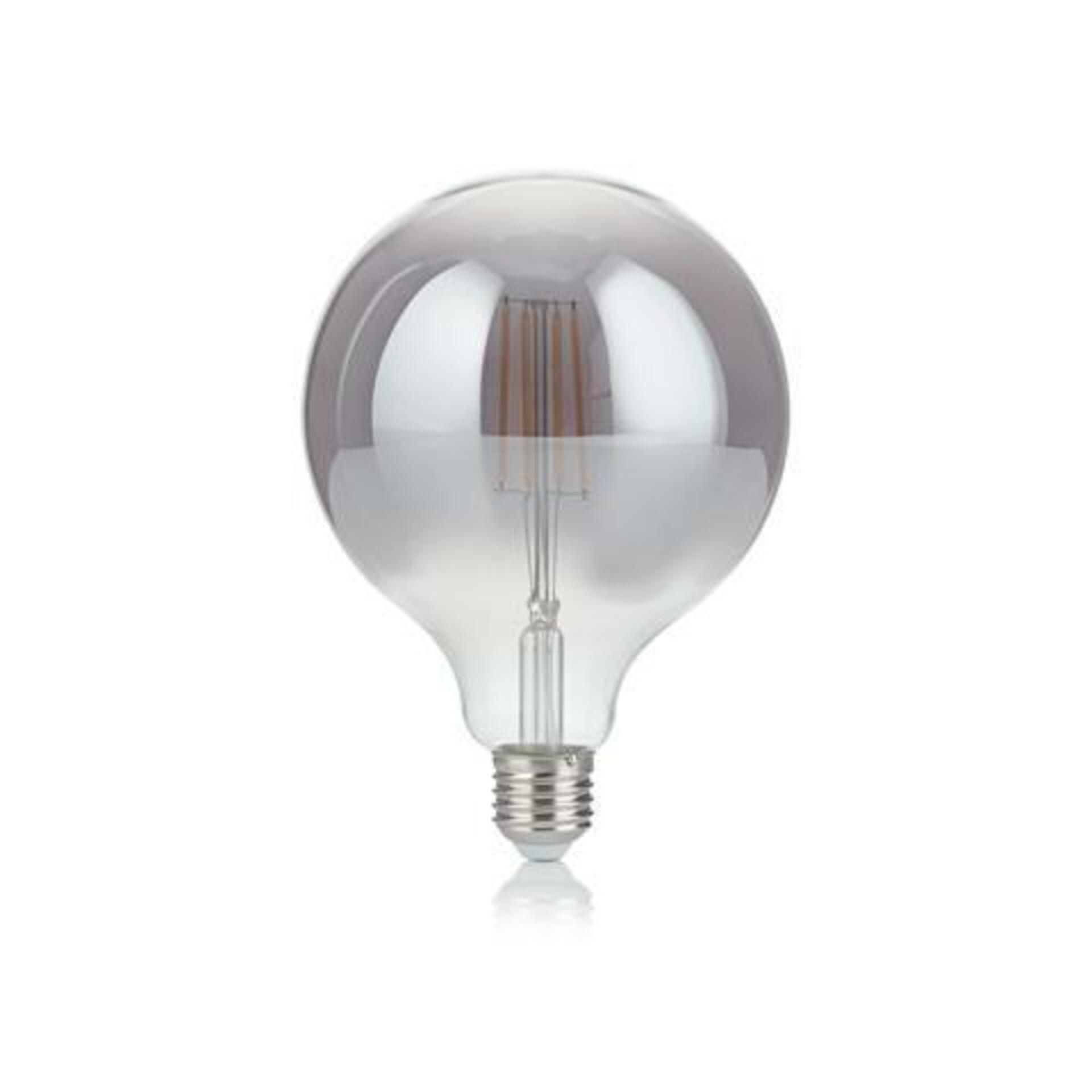 LED filamentová žárovka Ideal Lux Vintage Globo Big Fume´ 204468 E27 4W 2200K 200lm