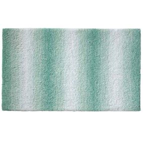 KELA Koupelnová předložka Ombre 120x70 cm polyester nefritově zelená KL-23563